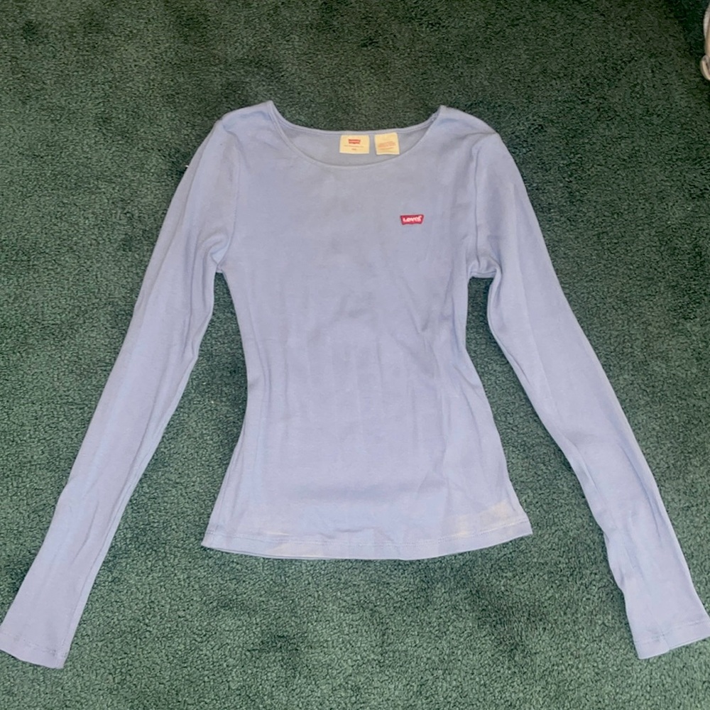 Blue Levi’s long sleeve top